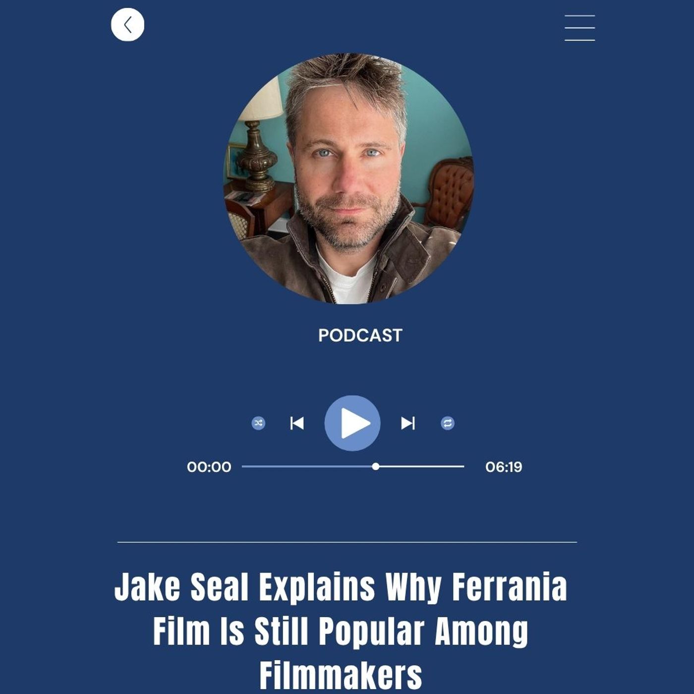 Jake Seal Explains Why Ferrania Film Is Still Popular Among Filmmakers — James Carter cover