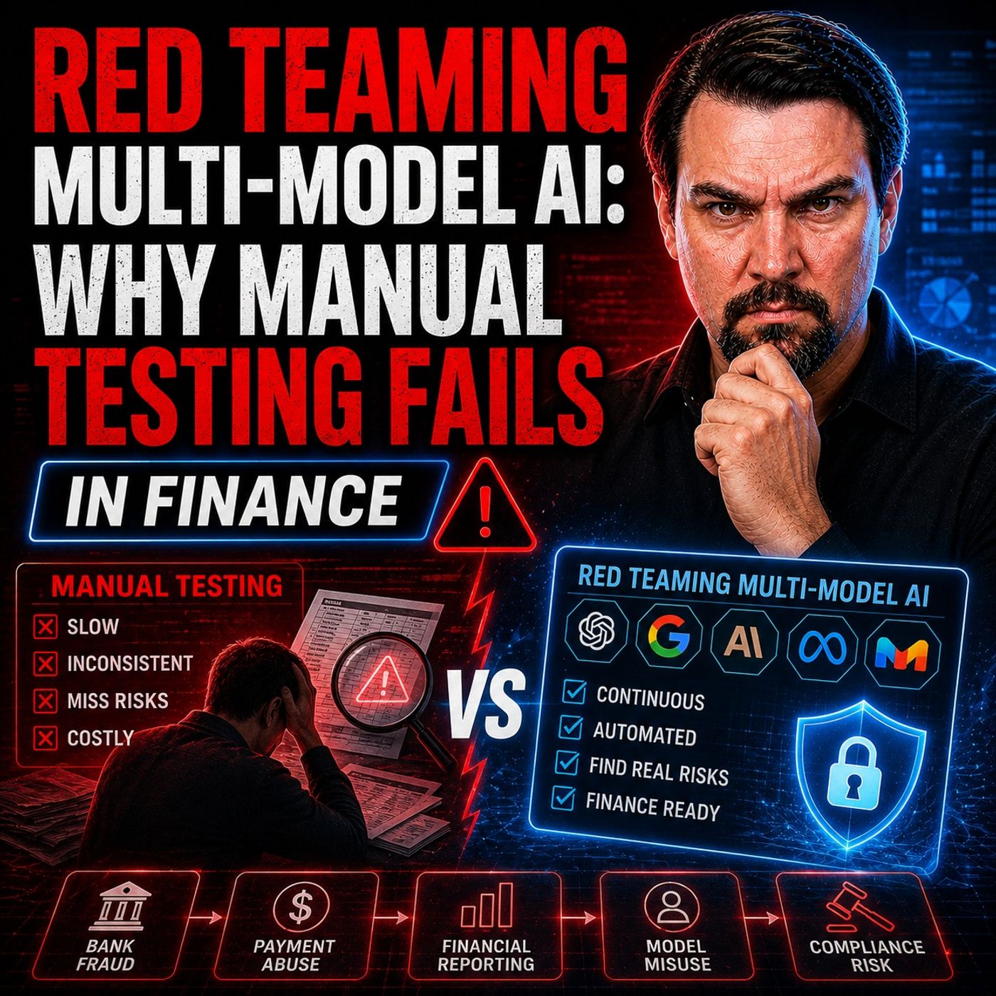 Red Teaming Multi-Model AI: Why Manual Testing Fails in Finance