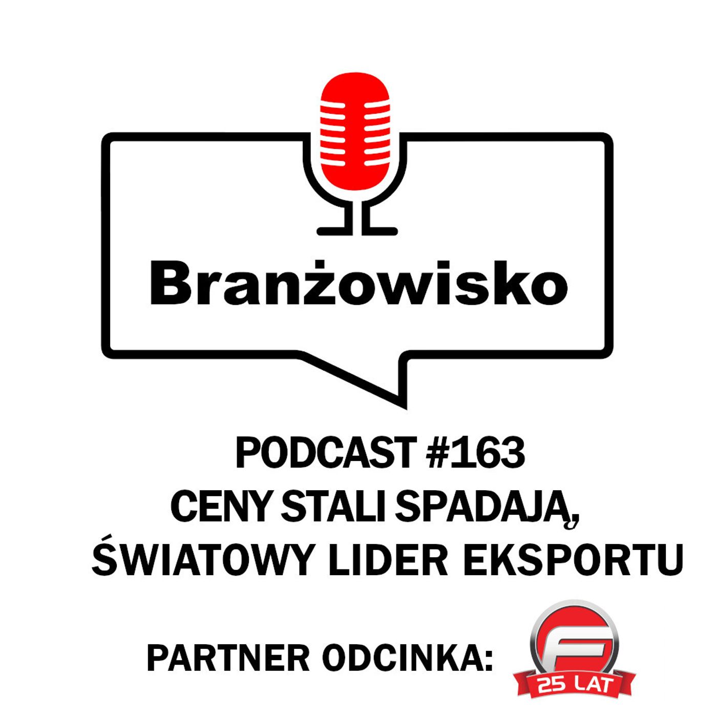Branżowisko #163 - Ceny stali spadają. Światowy lider eksportu episode artwork