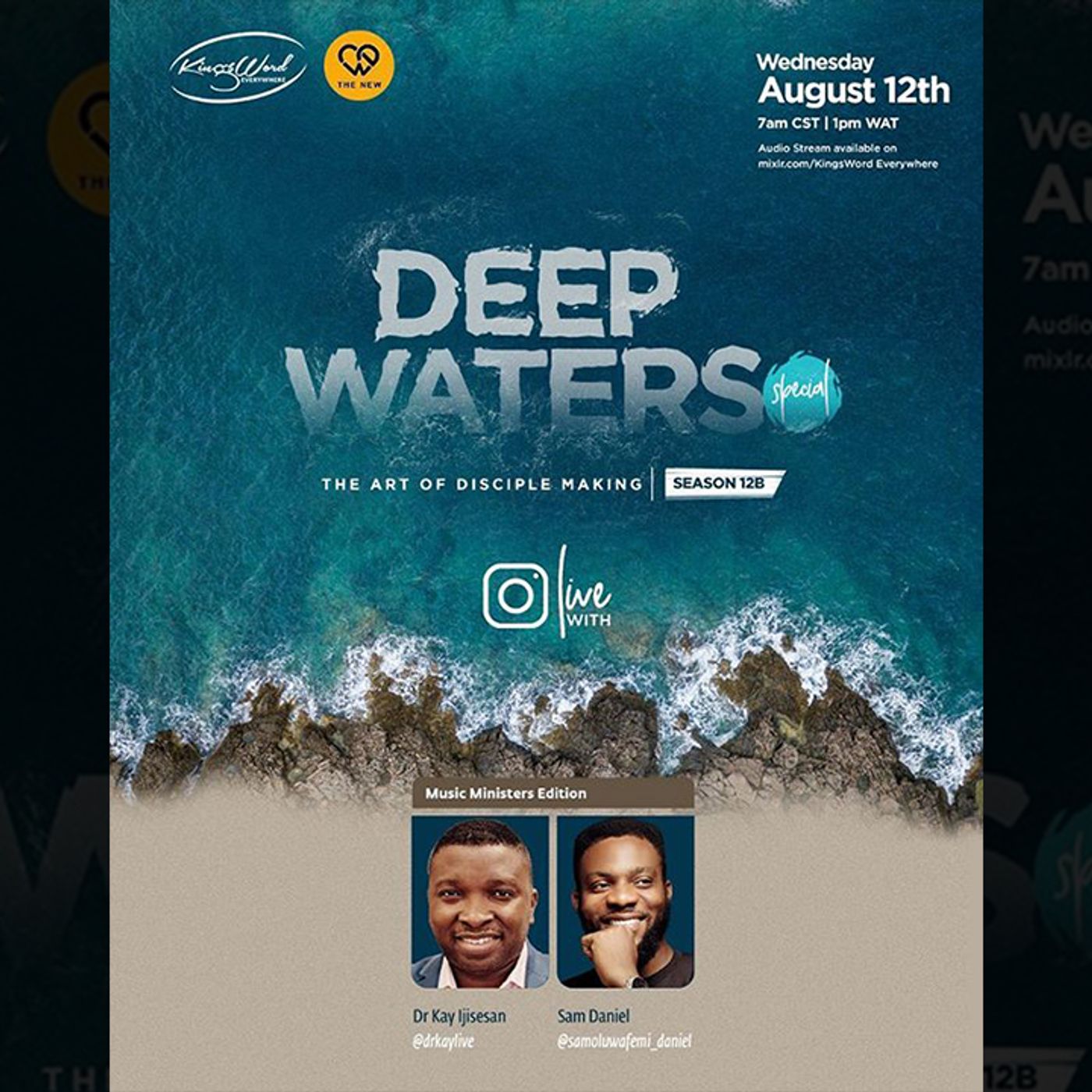 The Art of Disciple Making S12B E3 Music Ministers Edition - Dr Kay Ijisesan with Sam Daniel episode artwork