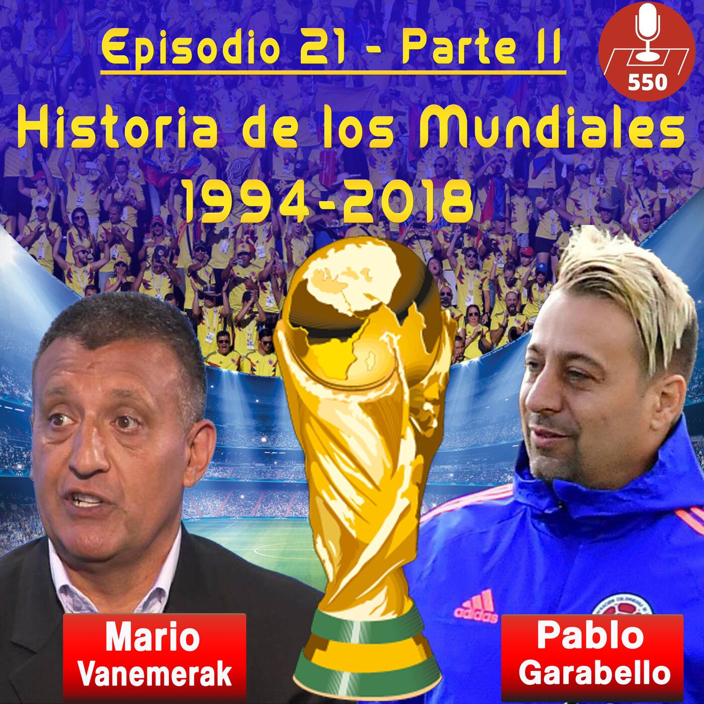 Historia de los Mundiales 1994 - 2018 con Mario Vanemerak y Pablo Garabello - Parte 2