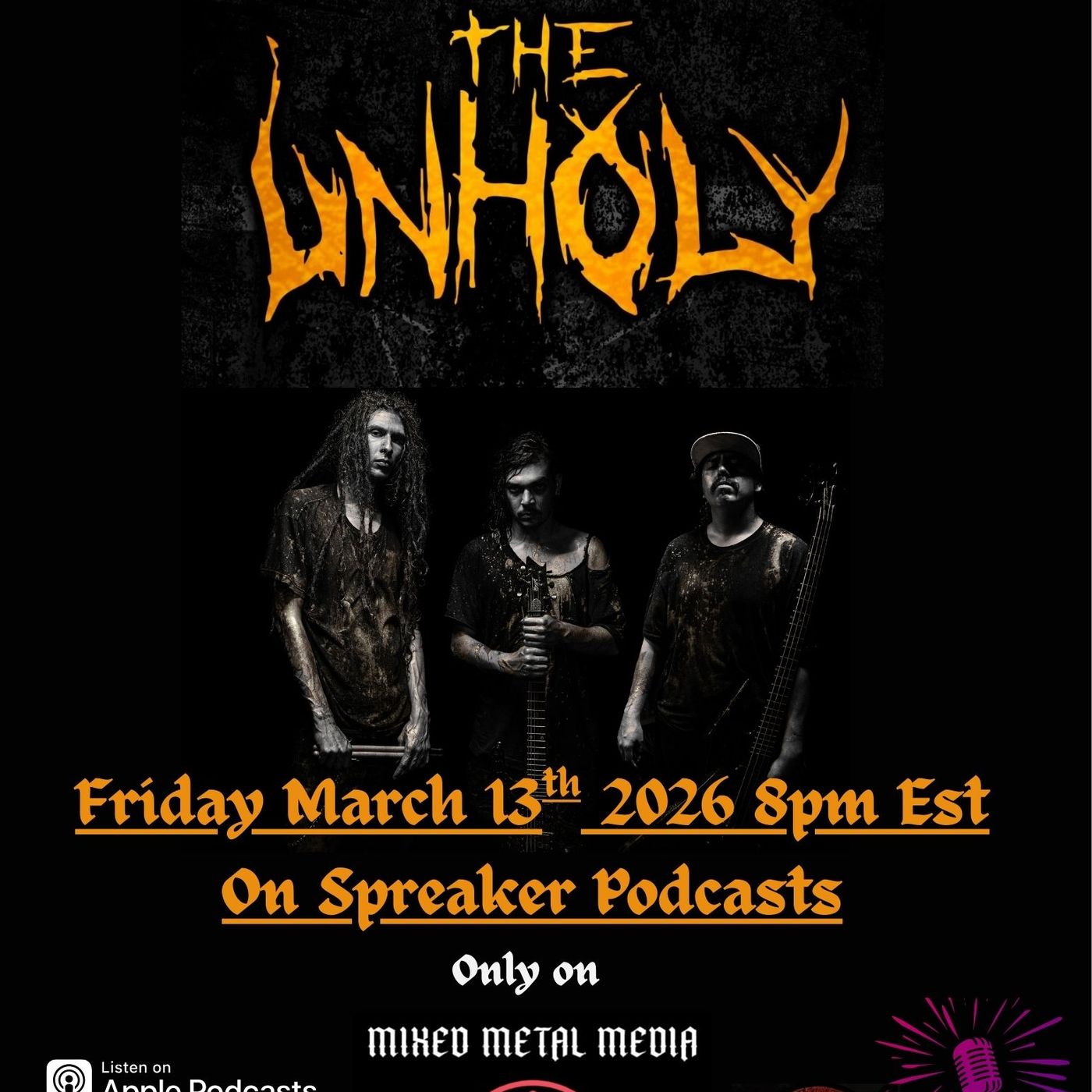 03/13/2026 Mixed Metal Media Interviews The Unholy Death Groove metal band from Mexico S:5 E:6 episode artwork