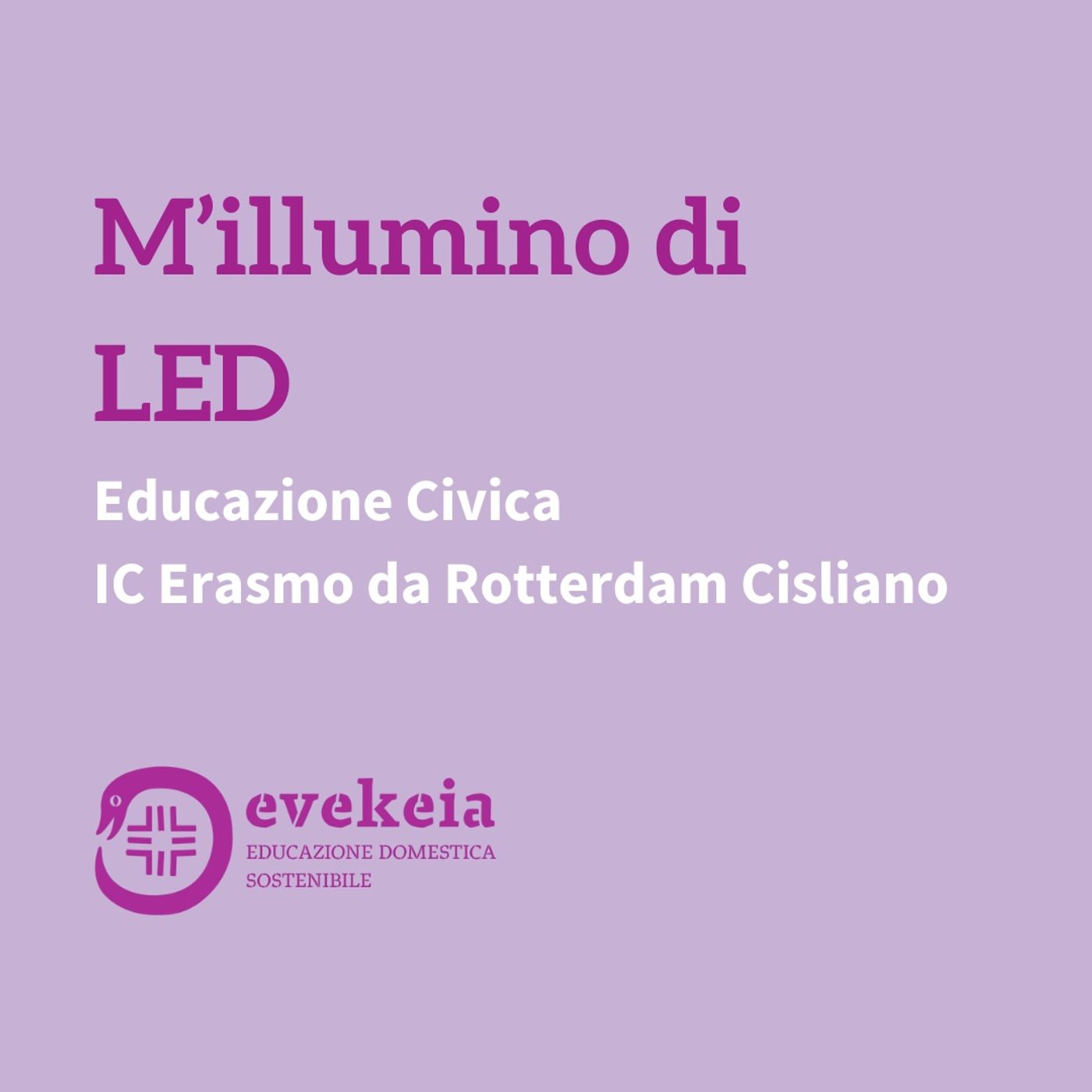 Una scommessa educativa