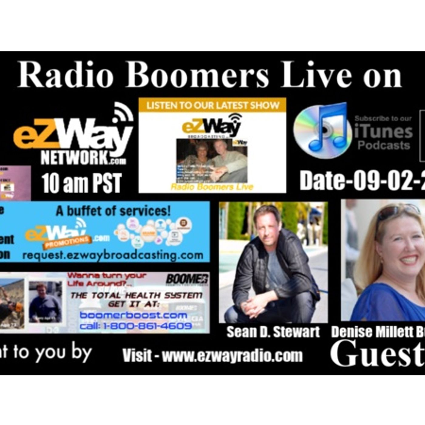 Radio Boomers live S8 EP 51 Feat. Sean D. Stewart RYG, Denise Burkhardt, Lori D episode artwork