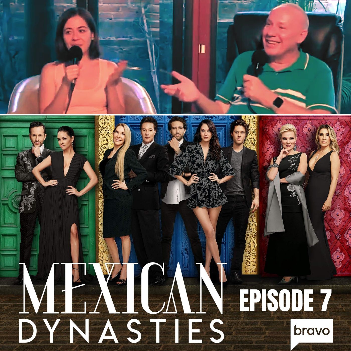 Tv Episode 7 of Mexican Dynasties "Tres Is a Crowd" Commentary by David Hoffmeister with Spanish translation episode artwork