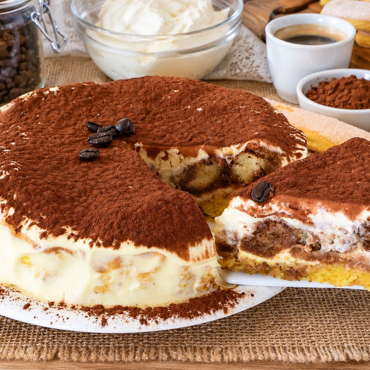 Torta Tiramisù Morbidissima al Mascarpone