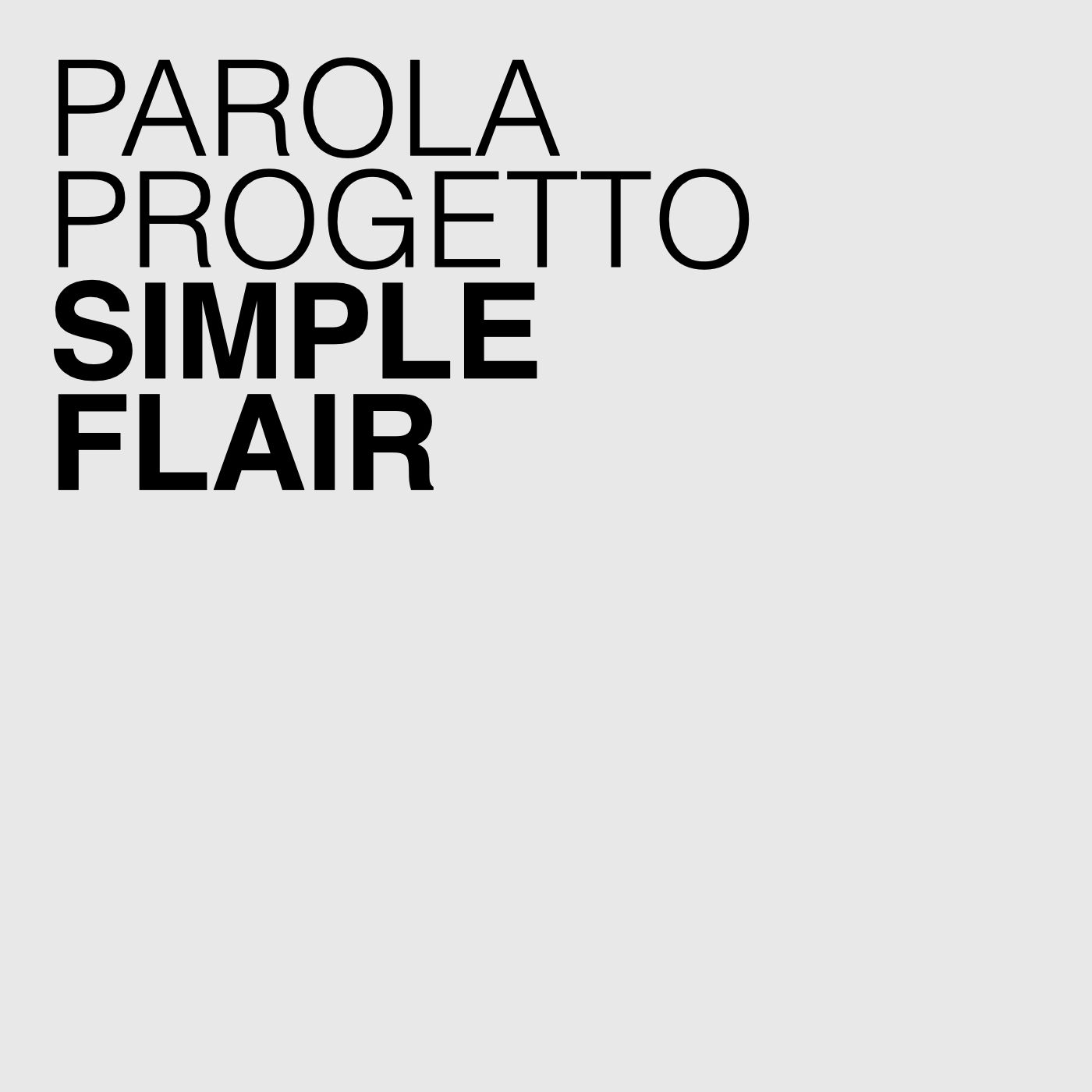Parola Progetto