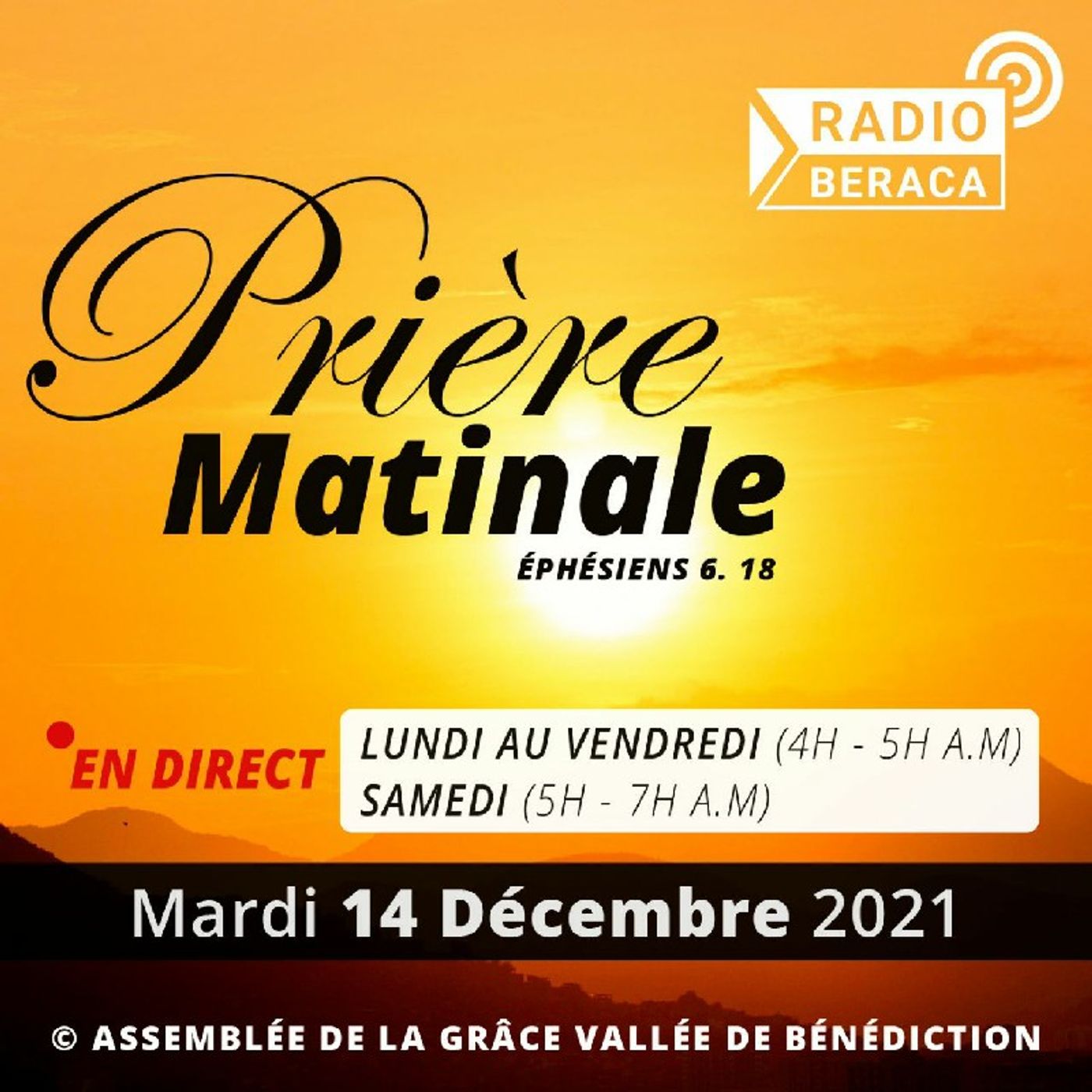 Mardi 14 Décembre 2021- Prière matinale episode artwork