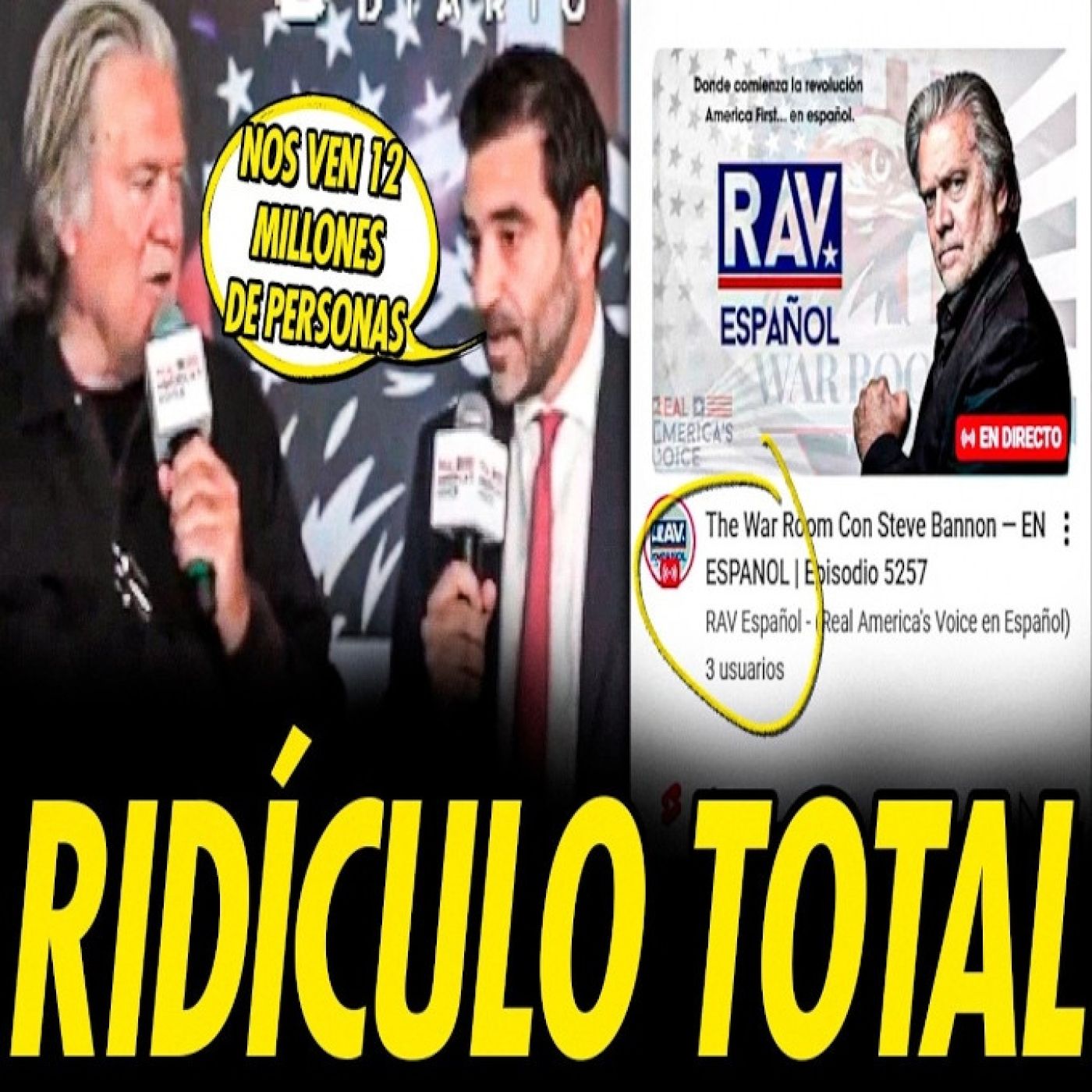 NEGRE HACE EL RIDÍCULO EN LA CPAC CON SUS BULOS DE AUDIENCIA Y SOBRE NOELIA CASTILLO episode artwork