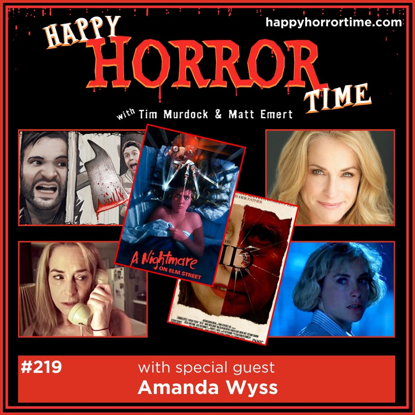 Ep 219: Interview w/Amanda Wyss from “A Nightmare on Elm Street” (1984), “The Id,” and more