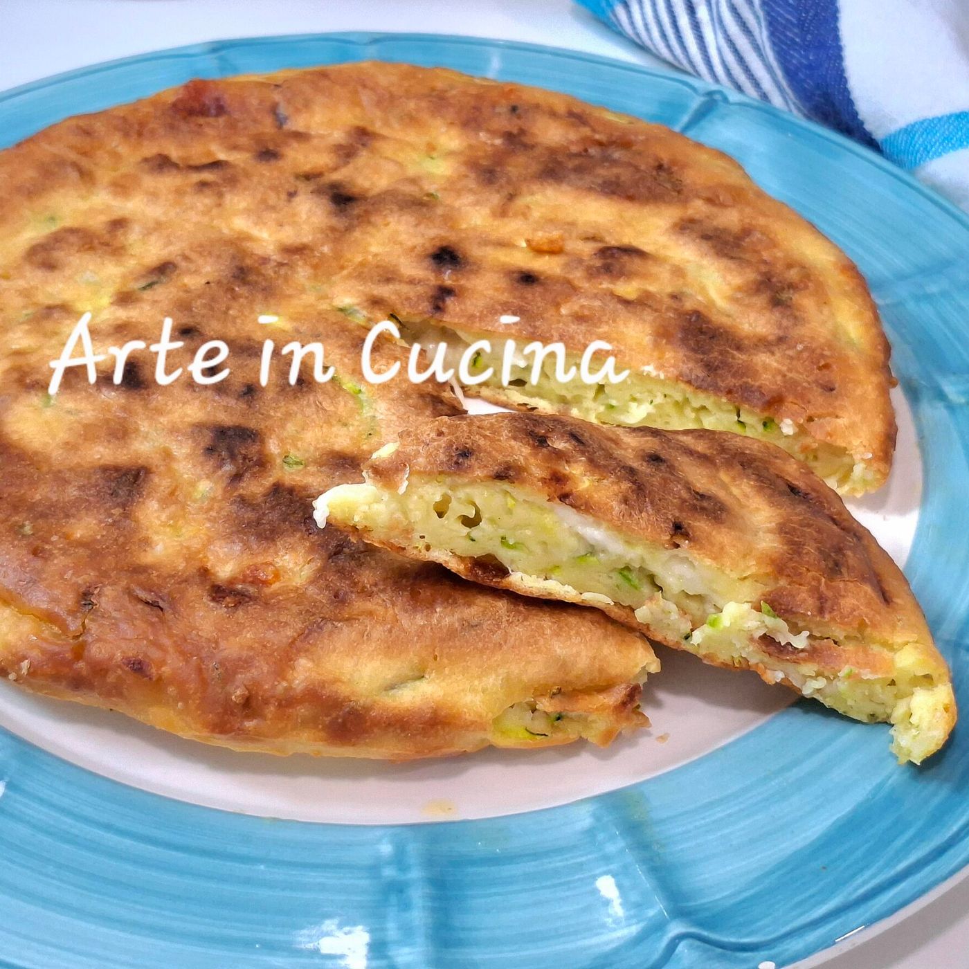 Torta salata veloce con patate e zucchine