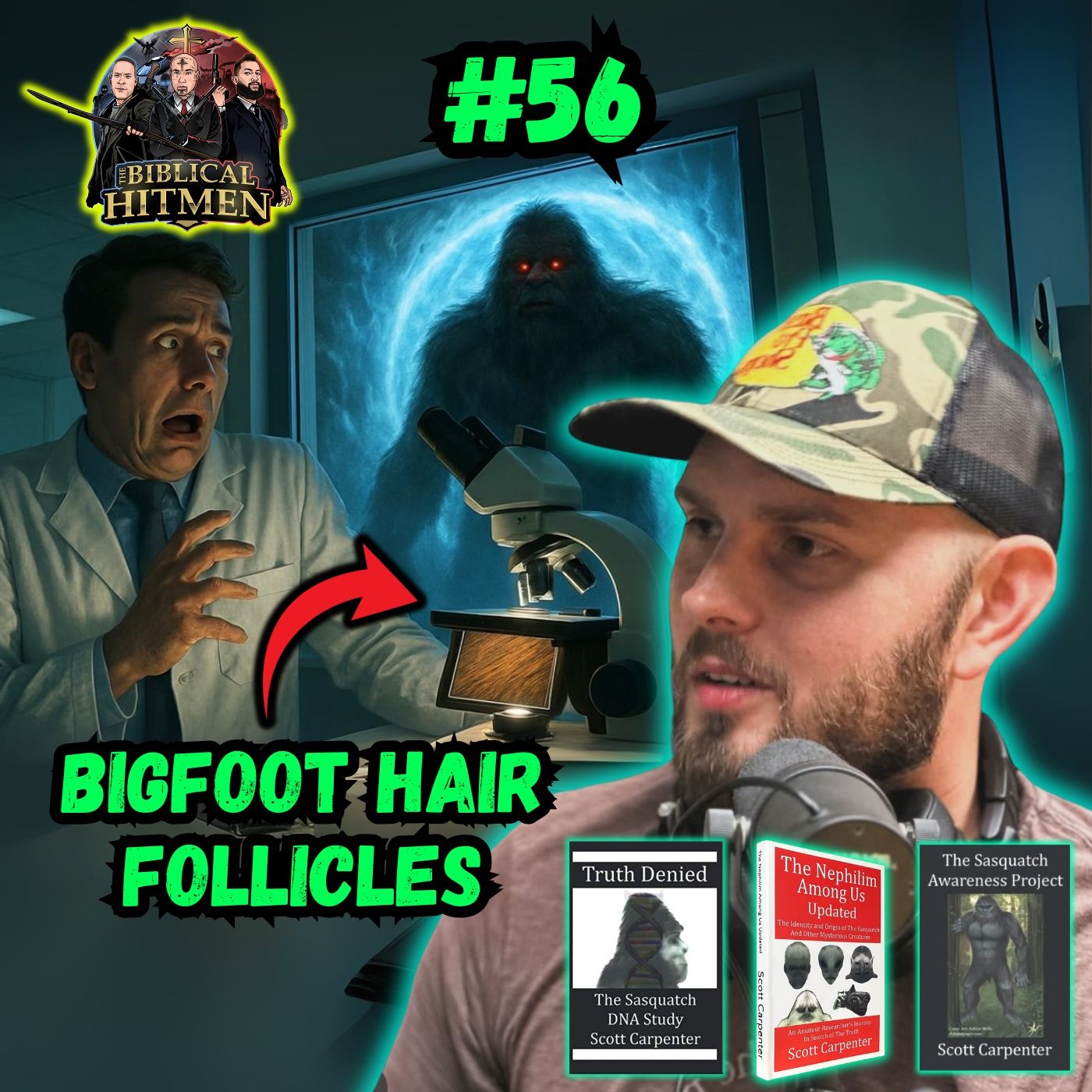 #56. Born Into The Bigfoot Phenomenon, Nephilim Hybrids Among Us, DNA Sasquatch Study w/ Travis Carpenter