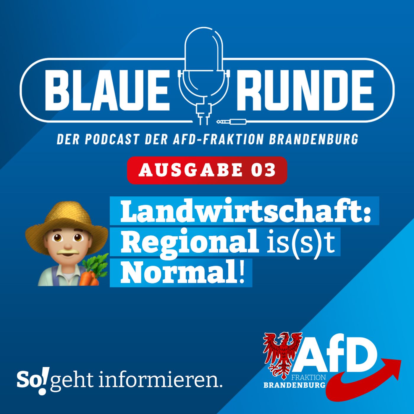 Landwirtschaft: Regional is(s)t normal! | Die Blaue Runde, Ausgabe 03/24 vom 23.01.2024 episode artwork