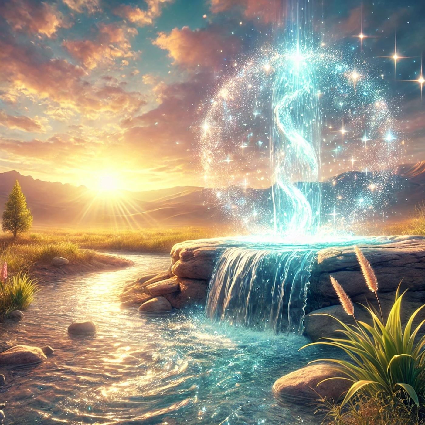 "In a world overflowing with material abundance, the soul still dies of thirst." episode artwork