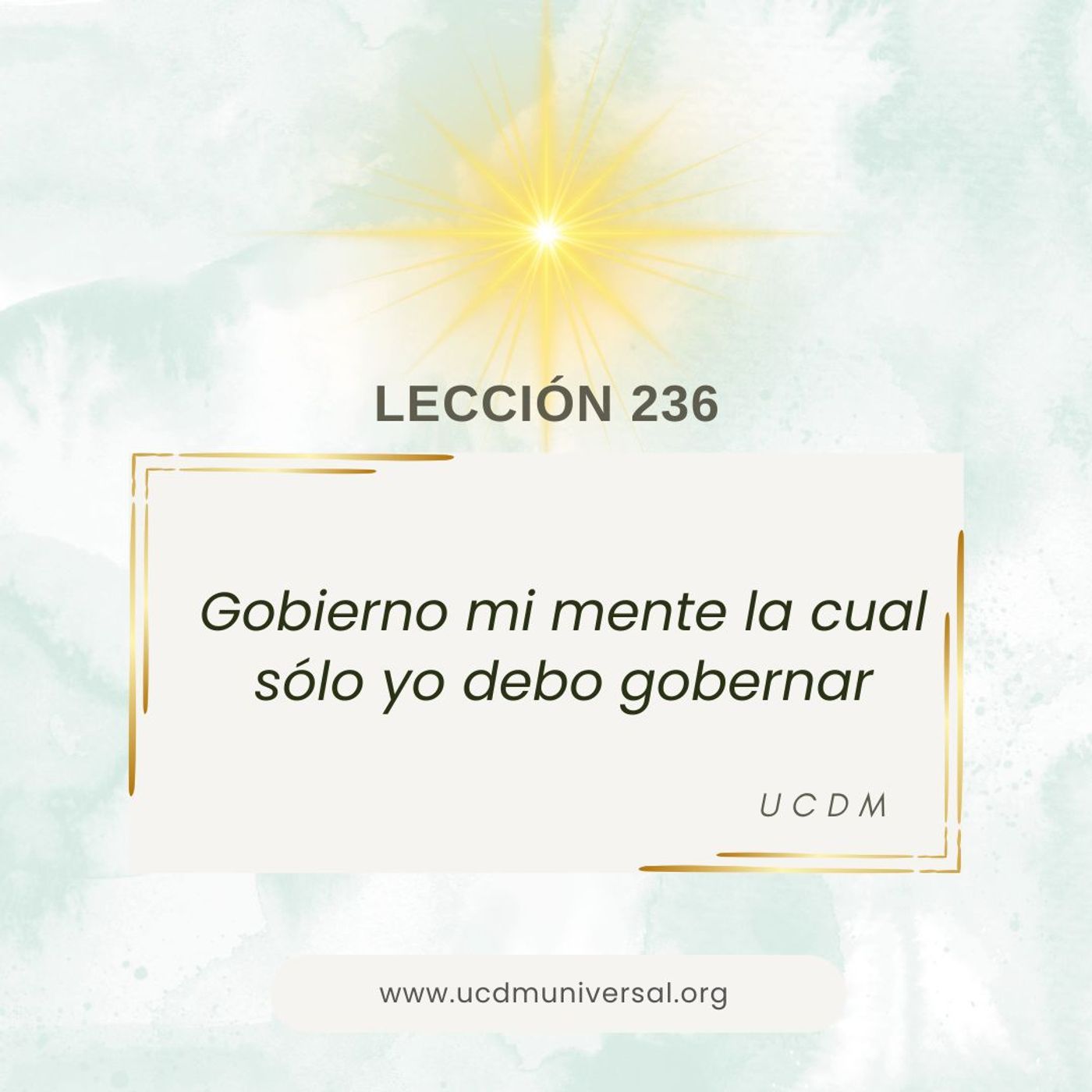 UCDM Universal LECCIÓN DEL DÍA