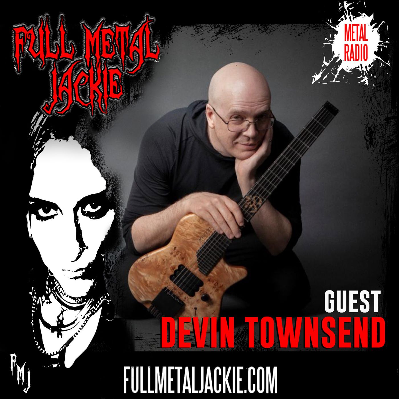 Devin Townsend on the FMJ RADIO SHOW! episode artwork