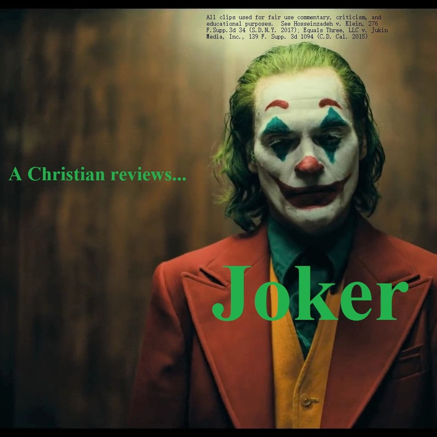 A Christian Reviews the Joker Movie (Joaquin Phoenix 2019)- Mental Health, Evil, etc artwork
