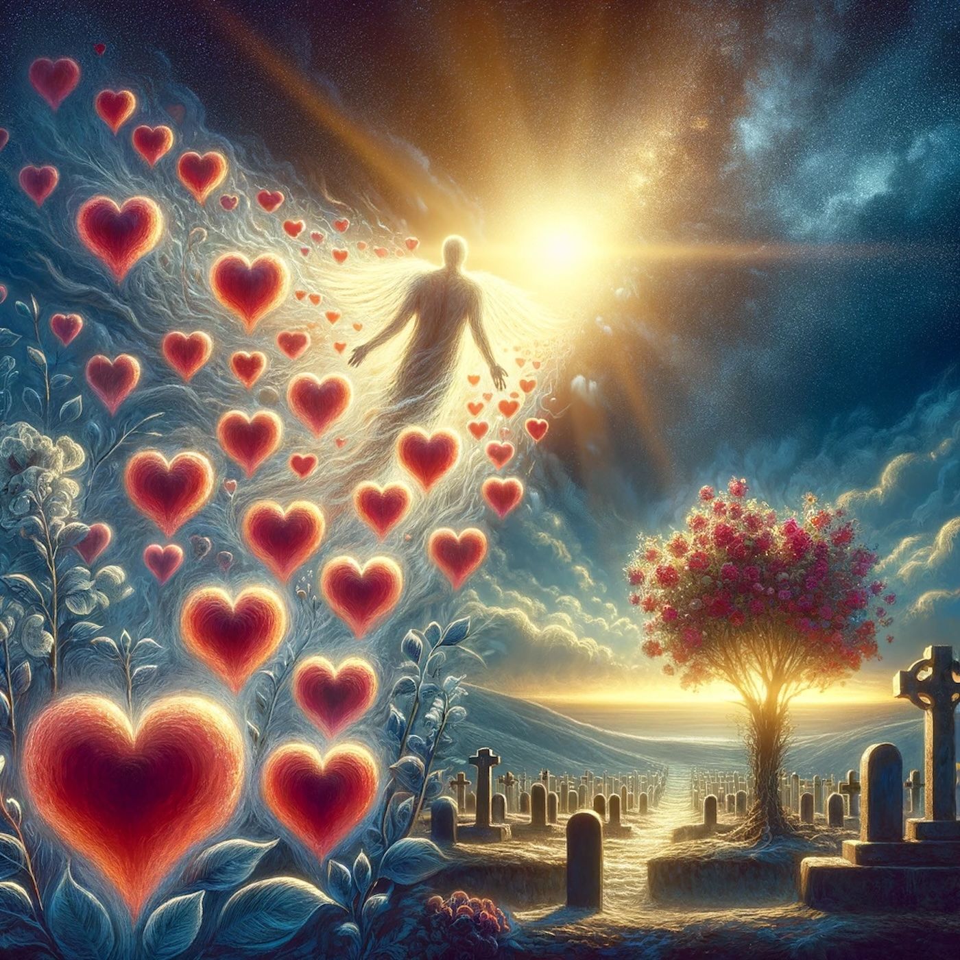 "To live in hearts we leave behind is not to die." episode artwork