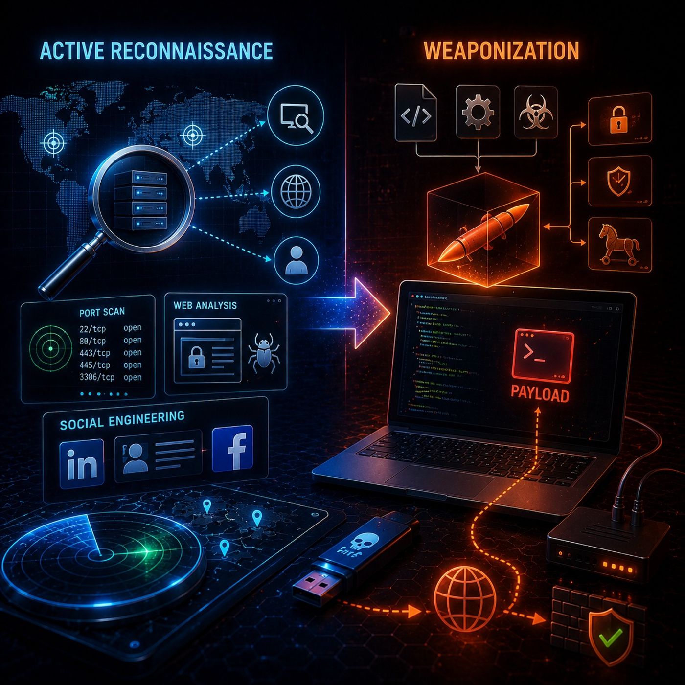 Course 34 - Cybersecurity Kill Chain | Episode 2: Active Reconnaissance and Weaponization Strategies