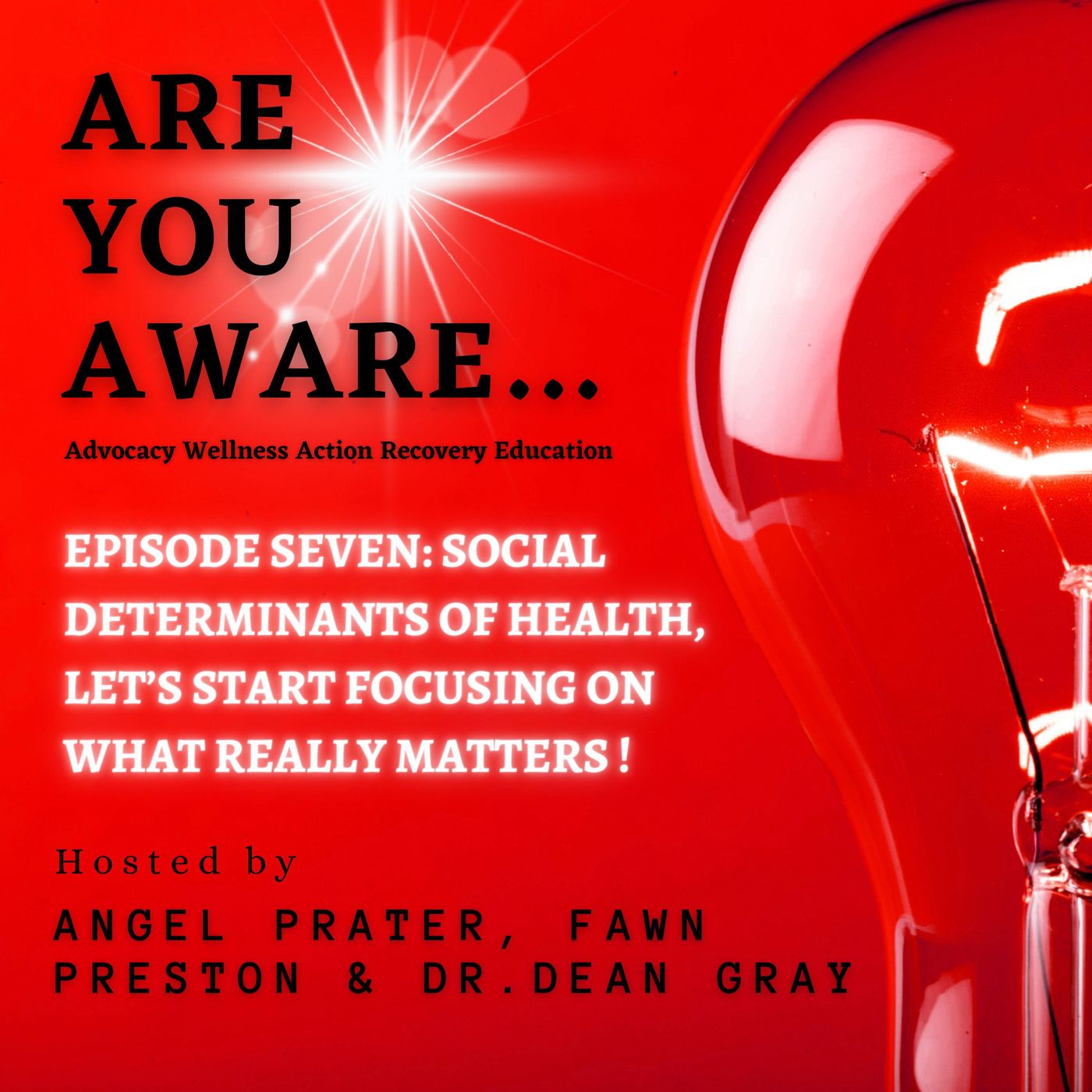 Are You AWARE: Episode #7 - Social Determinants of Health, Let’s Start Focusing on What Really Matters! episode artwork