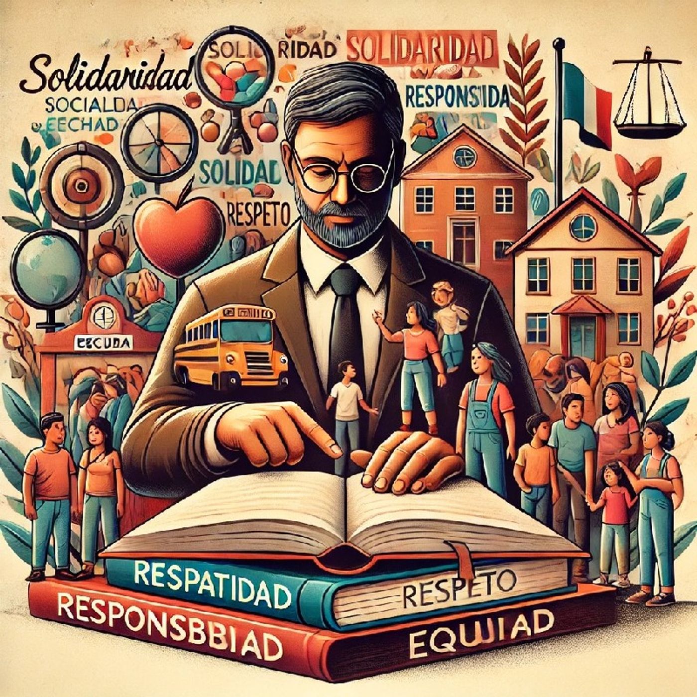 Episodio 1. El papel del profesorado ante los valores socialmente comprometidos en la comunidad, familia y escuela episode artwork