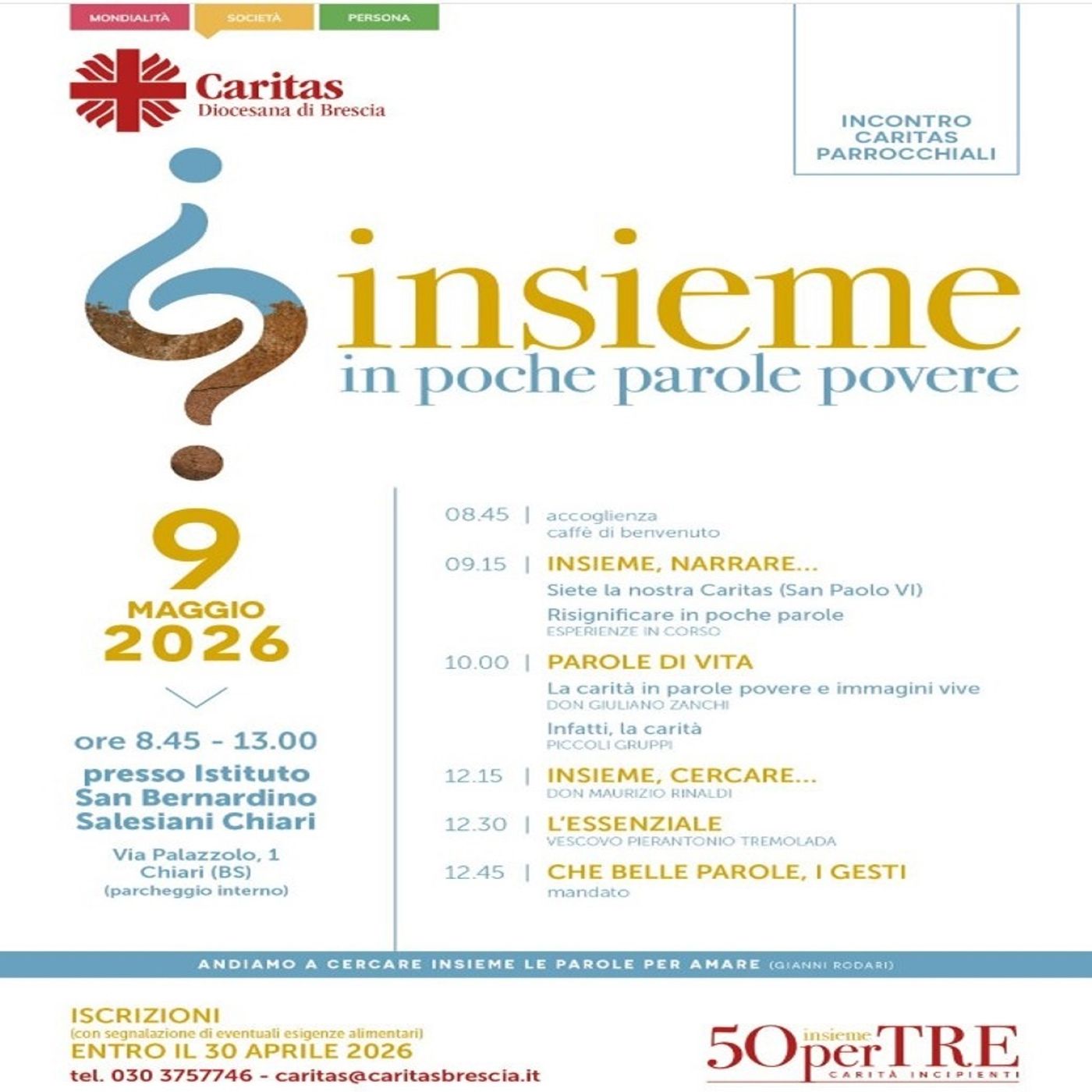 Le Caritas parrocchiali si incontrano per raccontare l'essenziale della carità: intervista a don Maurizio Rinaldi  -  17 aprile 2026 episode artwork