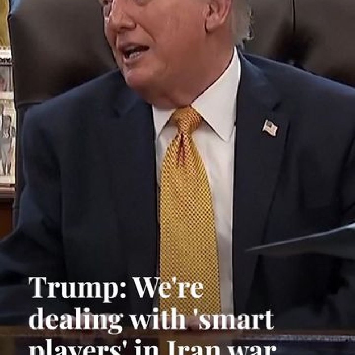 It’s a big chess game - at a very high level’. Speaking from the Oval Office, US President Donald Trump speaks on the state of affairs betwe episode artwork