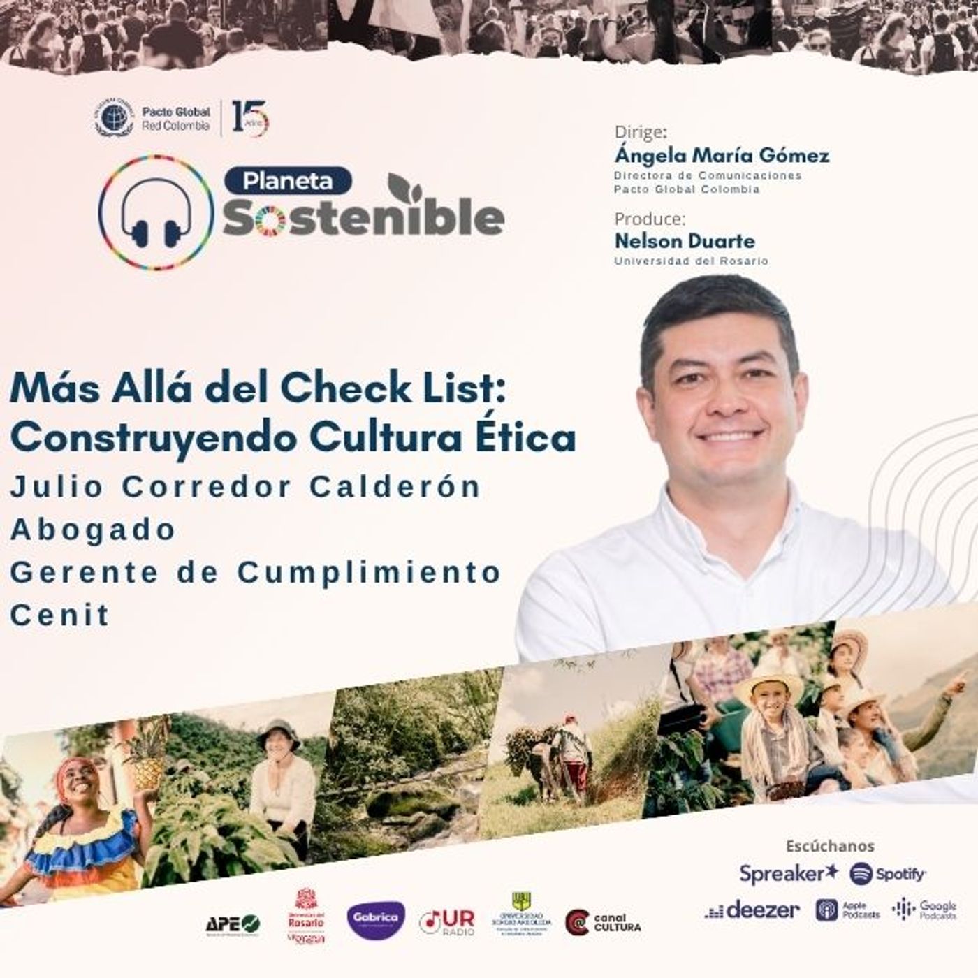 Construyendo cultura ética en las organizaciones sostenibles con Julio Corredor episode artwork