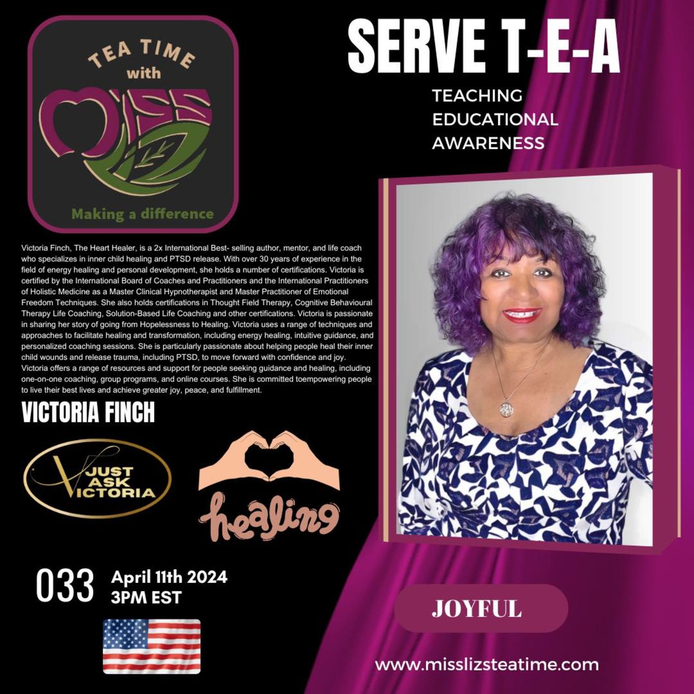 Teatime with Miss Liz