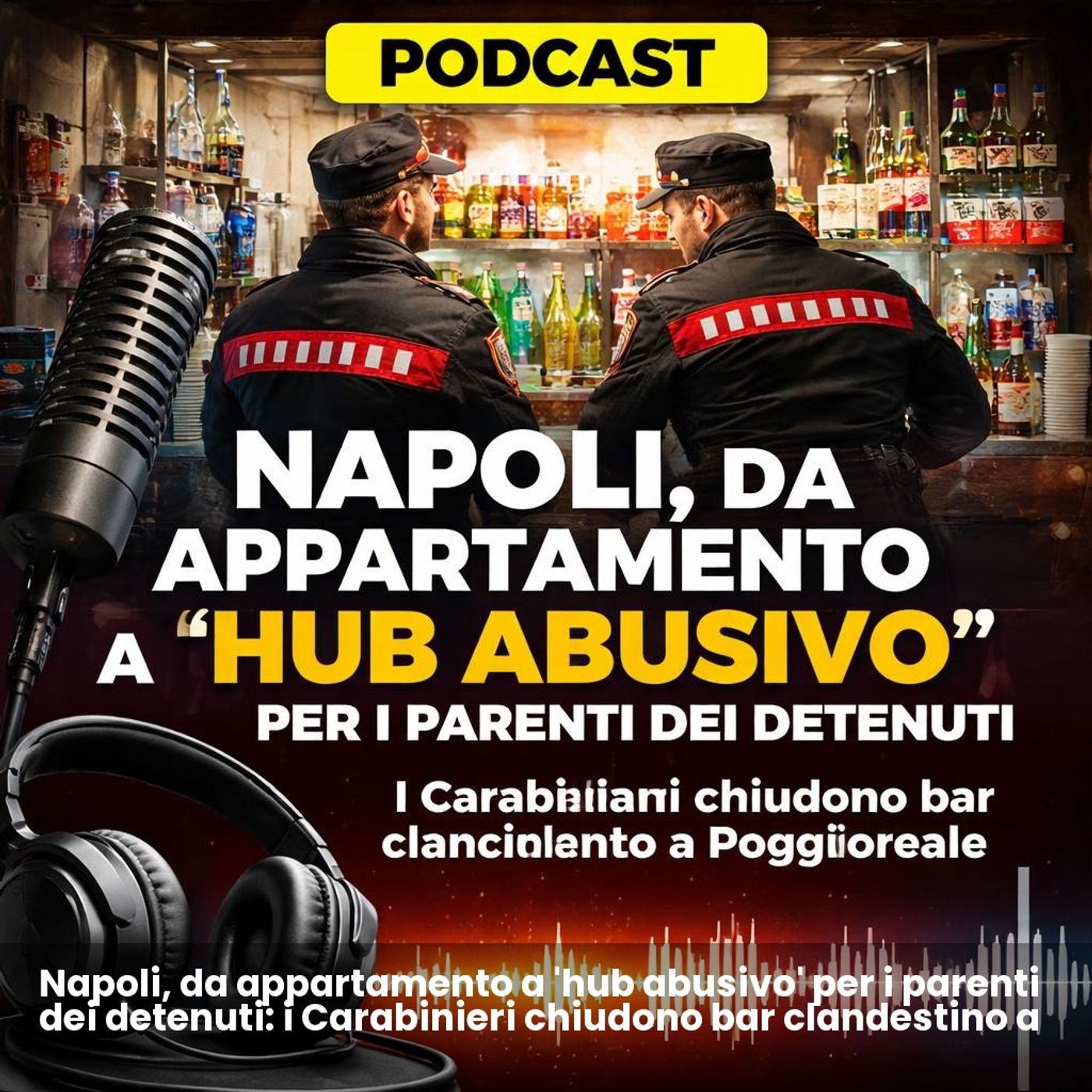 Napoli, da appartamento a 'hub abusivo' per i parenti dei detenuti: i Carabinieri chiudono bar clandestino a Poggioreale episode artwork