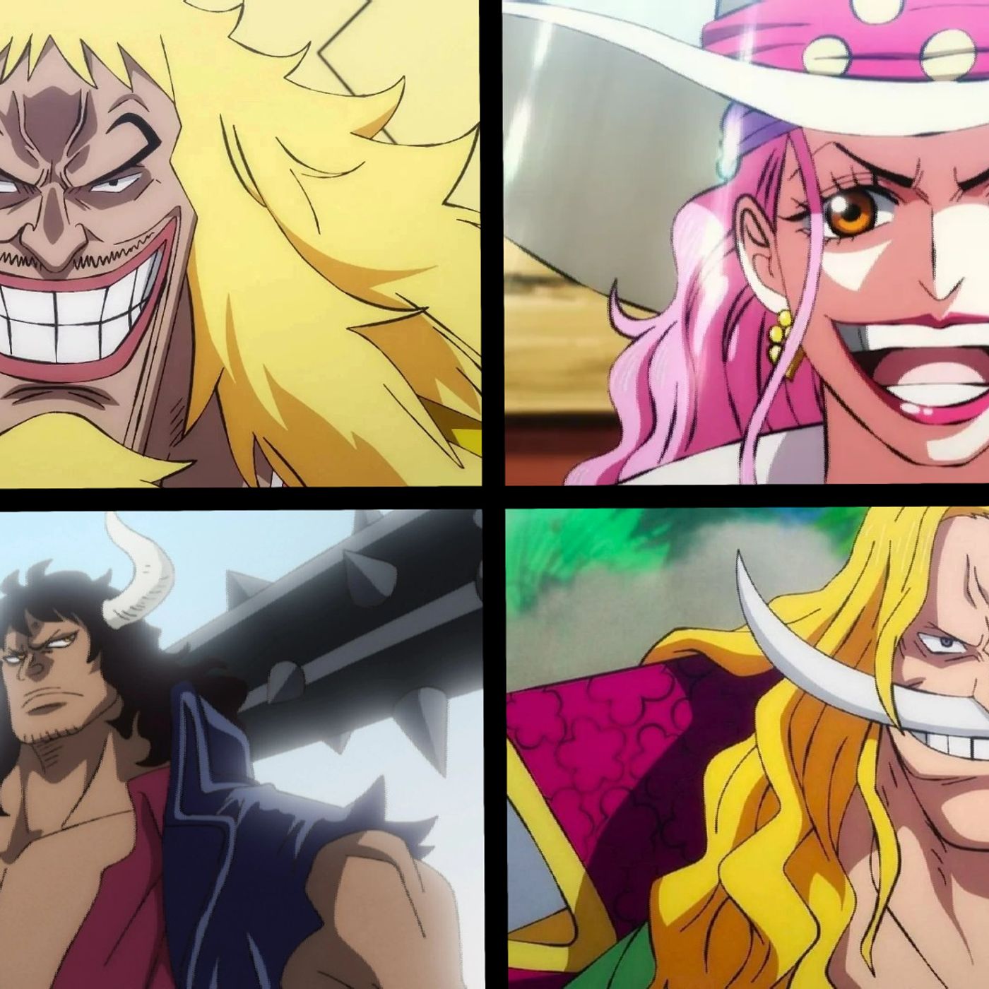 The Original 4 Emperors of One Piece!!