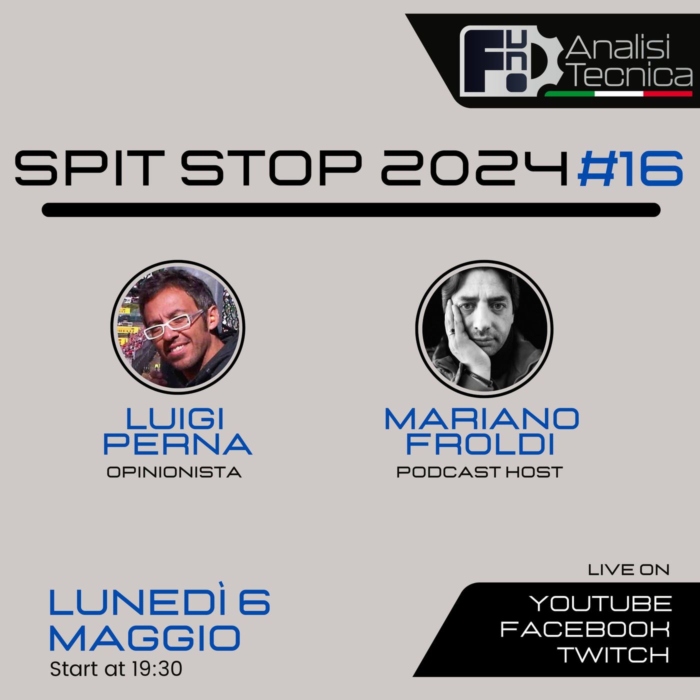 Spit Stop 2024 - Puntata 16 - LIVE con Luigi Perna