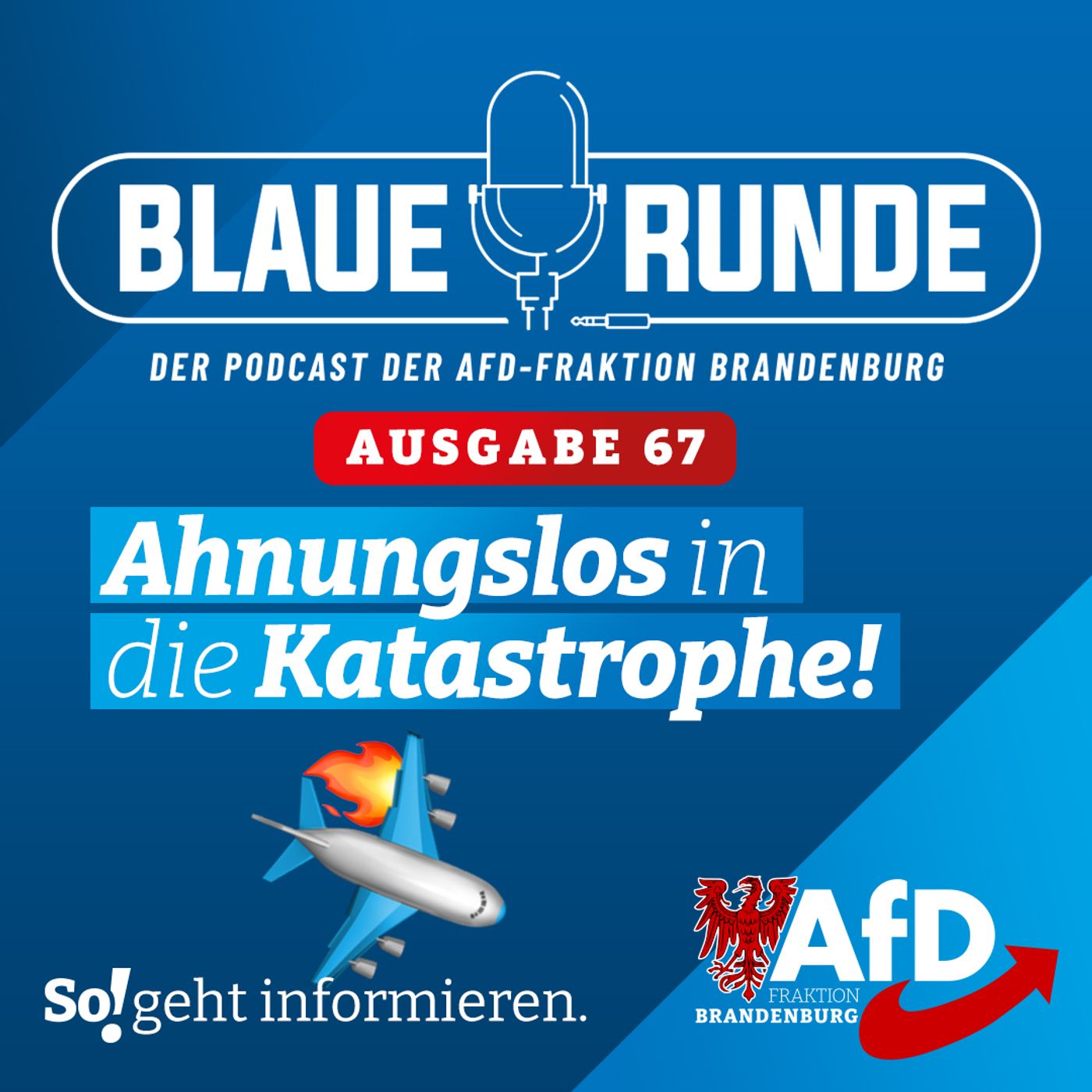 Ahnungslos in die Katastrophe! | Die Blaue Runde, Ausgabe 67/23 vom 10. Juli 2023 episode artwork