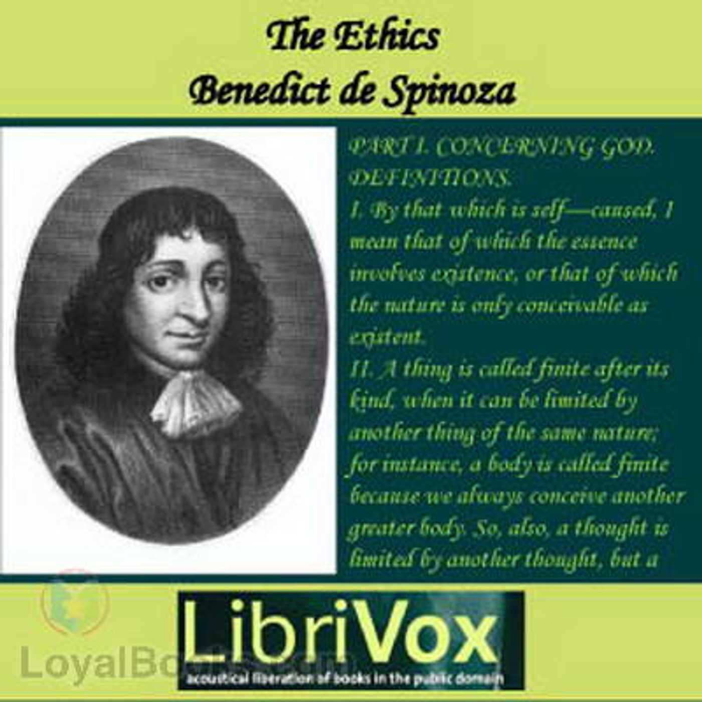 The Ethics, by Benedict de Spinoza.