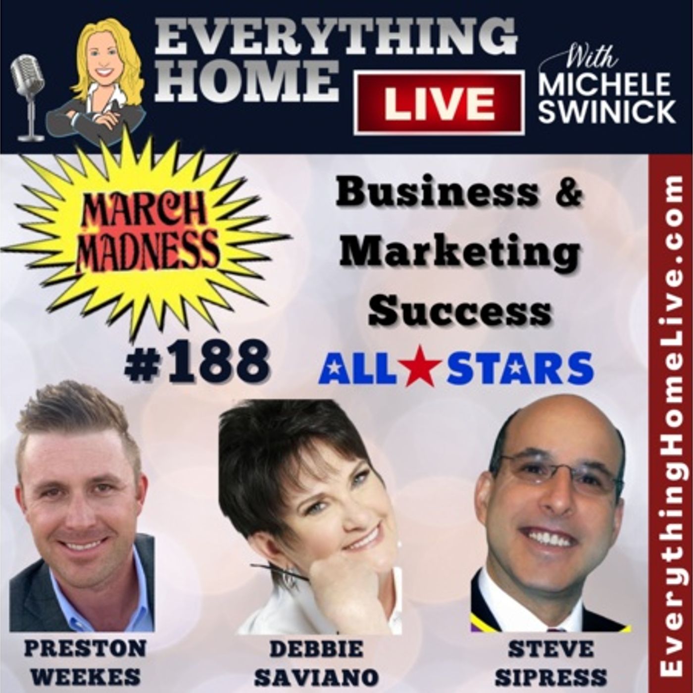 188 LIVE: MARCH MASKLESS MADNESS – Business & Marketing Success - All Star Team episode artwork