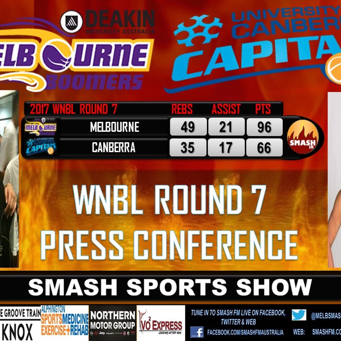 SSS: WNBL RD7 PRESS CONFERENCE INTERVIEWS 181117 episode artwork