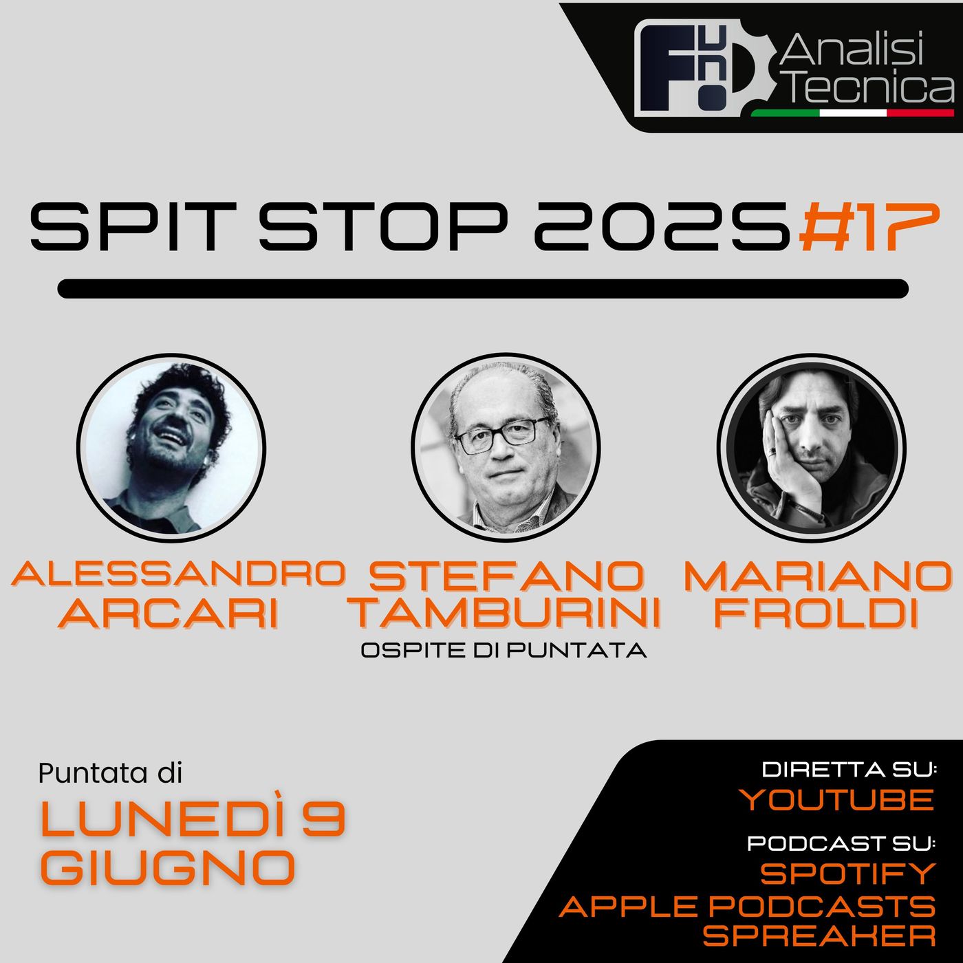 Spit Stop 2025 - Puntata 17 - LIVE con Stefano Tamburini