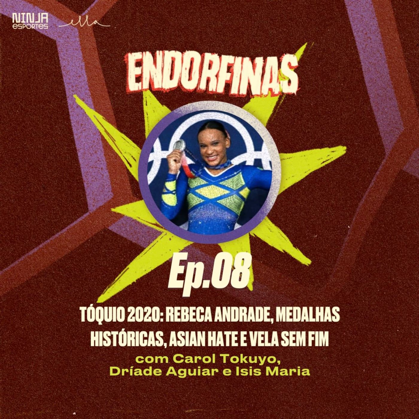 Tóquio 2020: Rebeca Andrade, Medalhas Históricas, Asian Hate e Vela sem Fim episode artwork