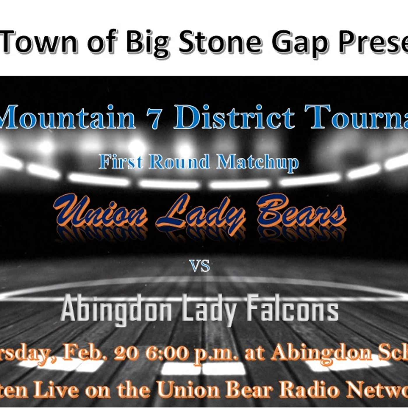Mountain 7 District Tourney- Semis- Girls Union VS Abingdon episode artwork
