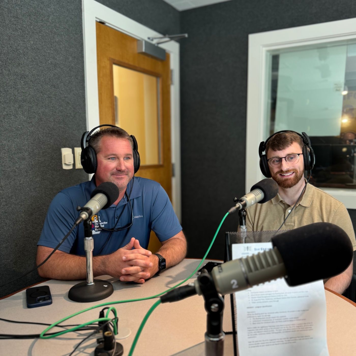 Jacob Webber, Grants Administrator and Eric Mauldin, Harbor Master, December 2, 2025