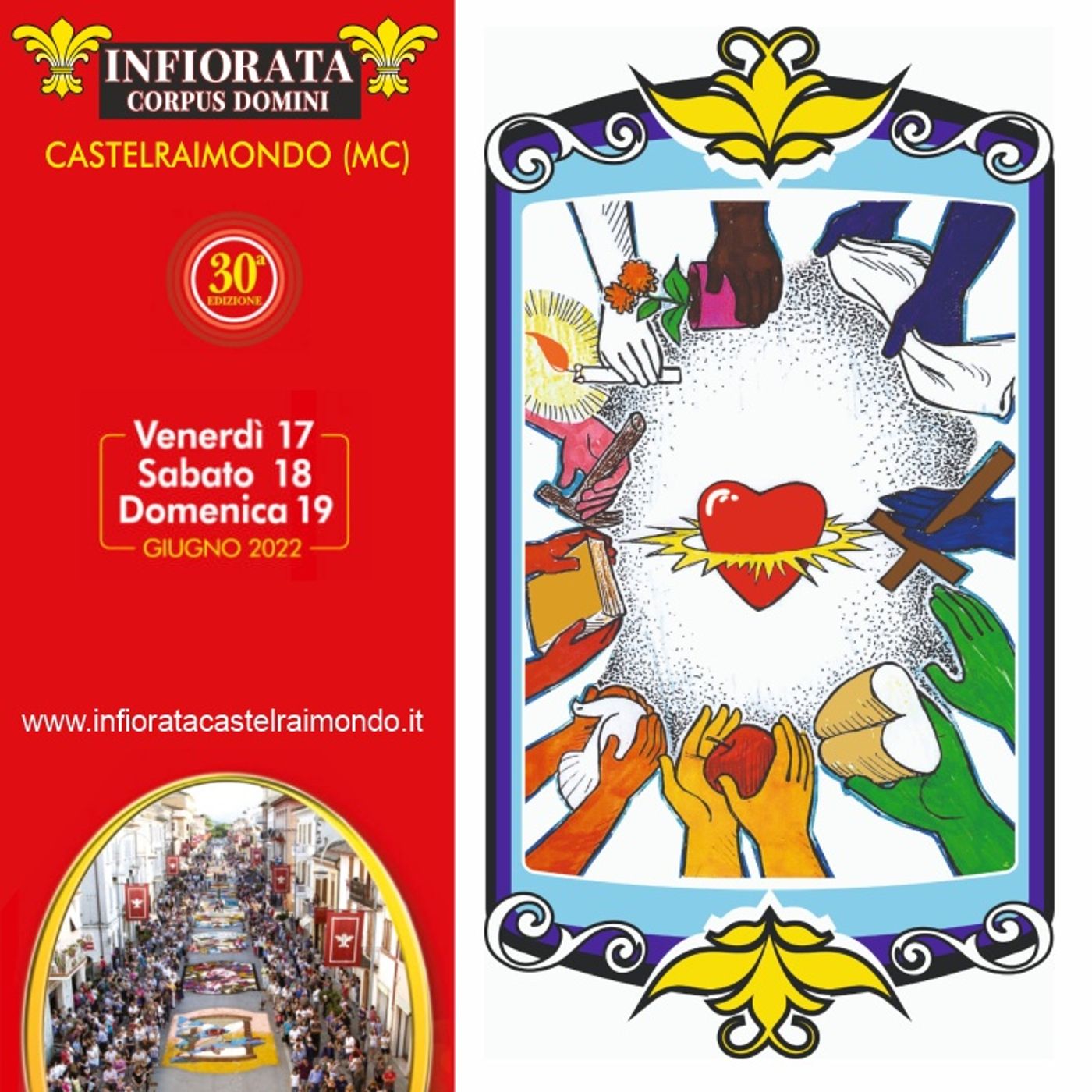 Infiorata Castelraimondo 2022 - GTMarche