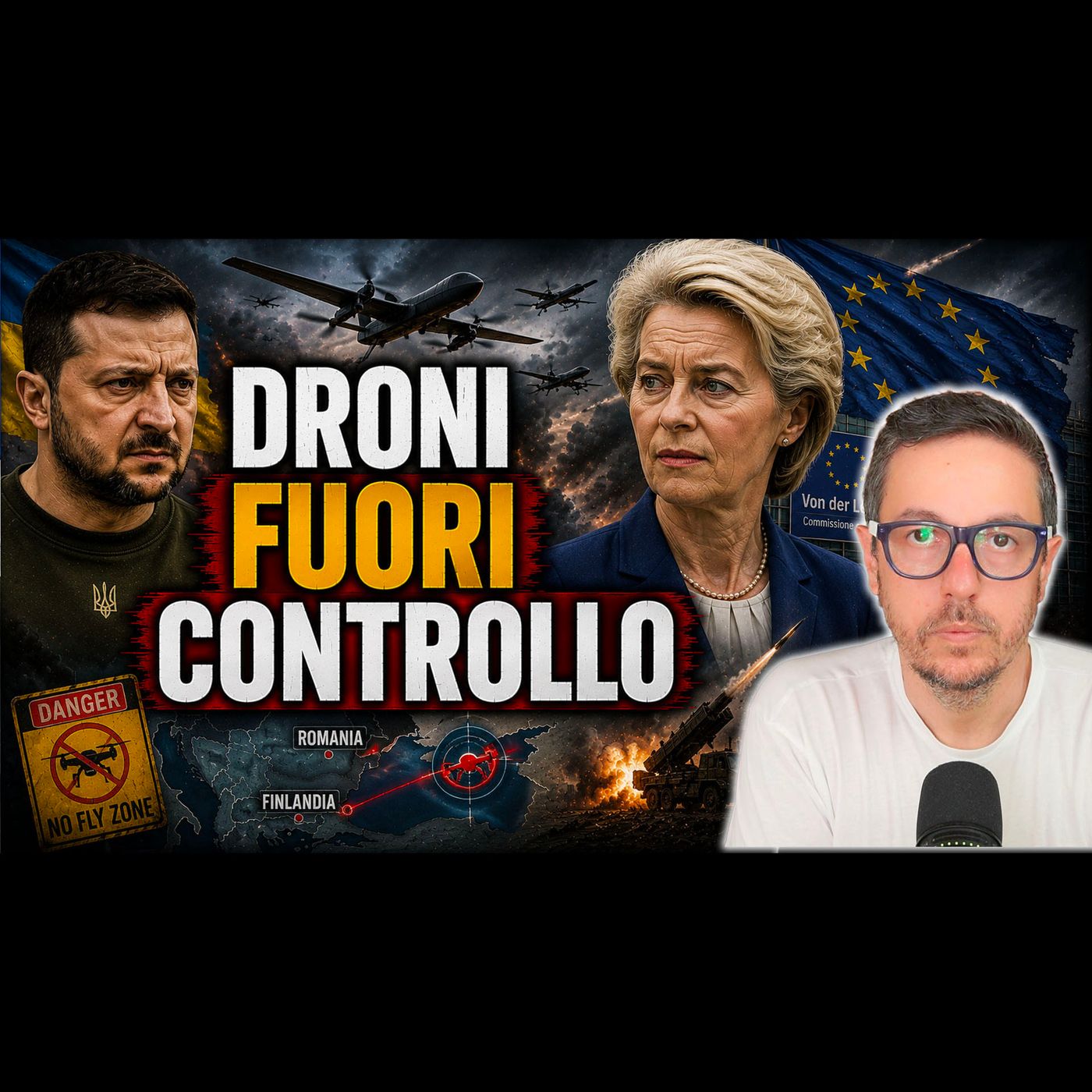 DRONI UCRAINI FUORI CONTROLLO