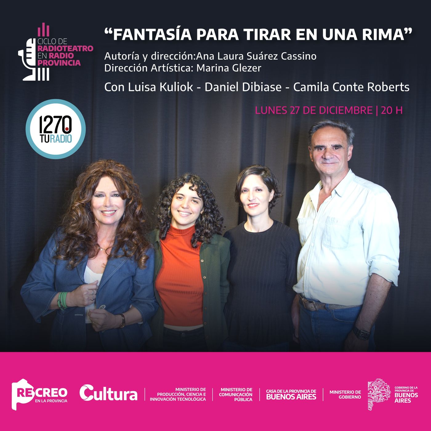 CICLO DE RADIOTEATRO CULTURA BONAERENSE - Capítulo 9: Fantasía para tirar en una rima