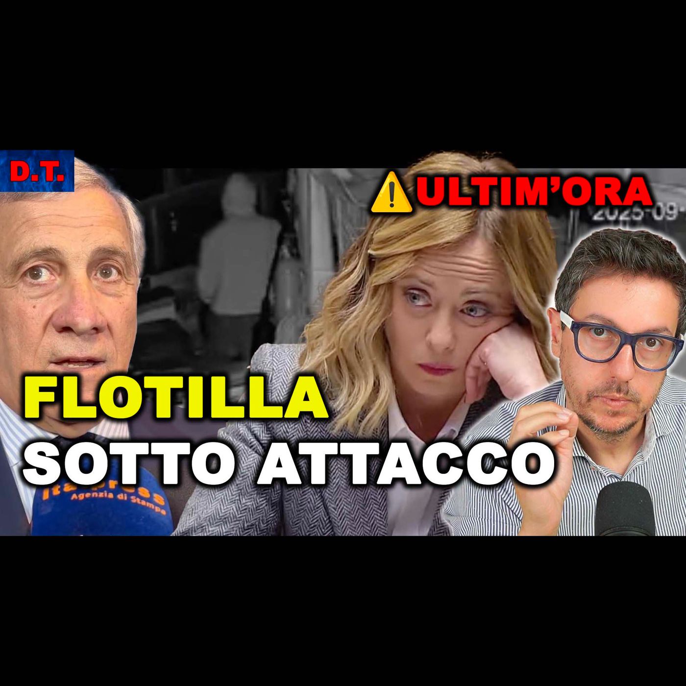 COLPITA LA FLOTILLA CON 15 DRONI, CROSETTO INVIA IN SOCCORSO LA NAVE FASAN