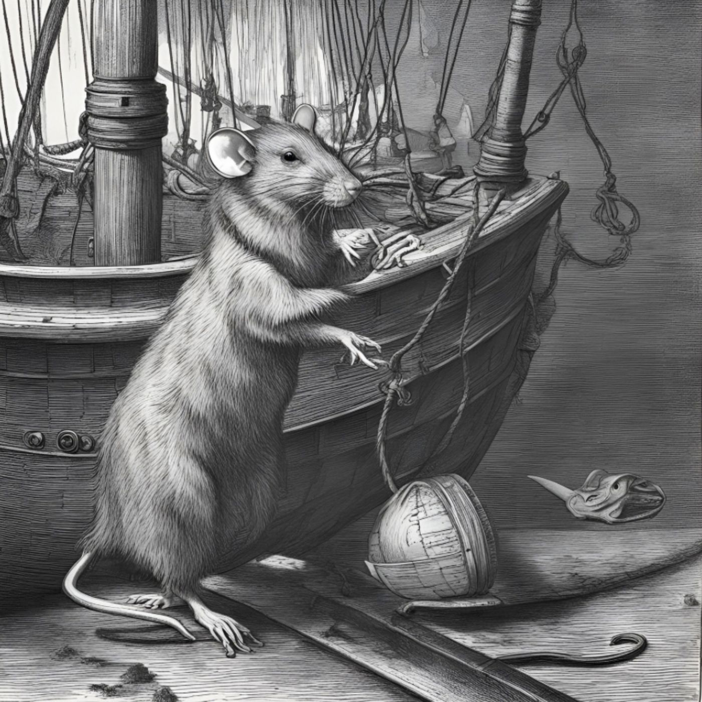 La rata Luisa en la carabela la pinta
