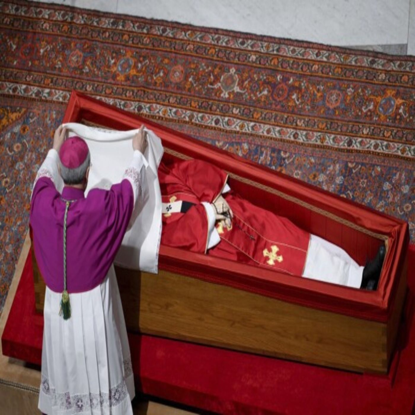 Creeps at the Pope's funeral, a continet splitting apart, and giving Daniel advise on visiting America