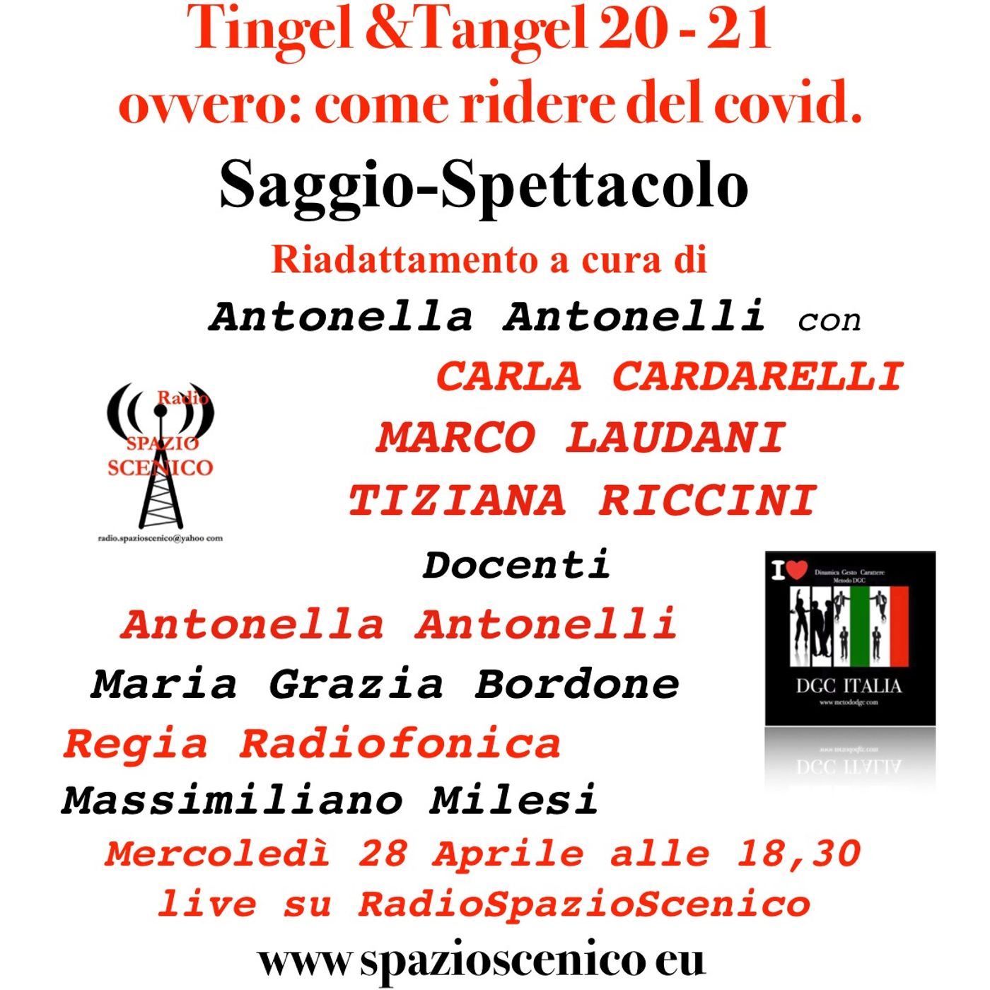 "Tingel & Tangel 20-21 Ovvero Come ridere del Covid". Ri-adattamento Radiofonico di Antonella Antonelli. episode artwork