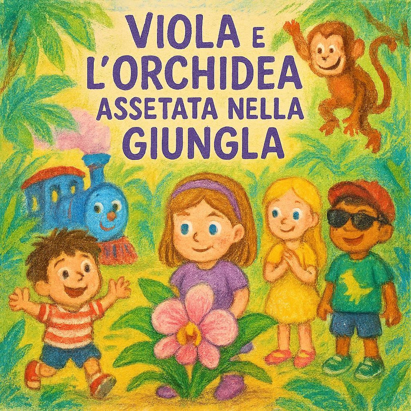 Viola e l'Orchidea Assetata nella Giungla