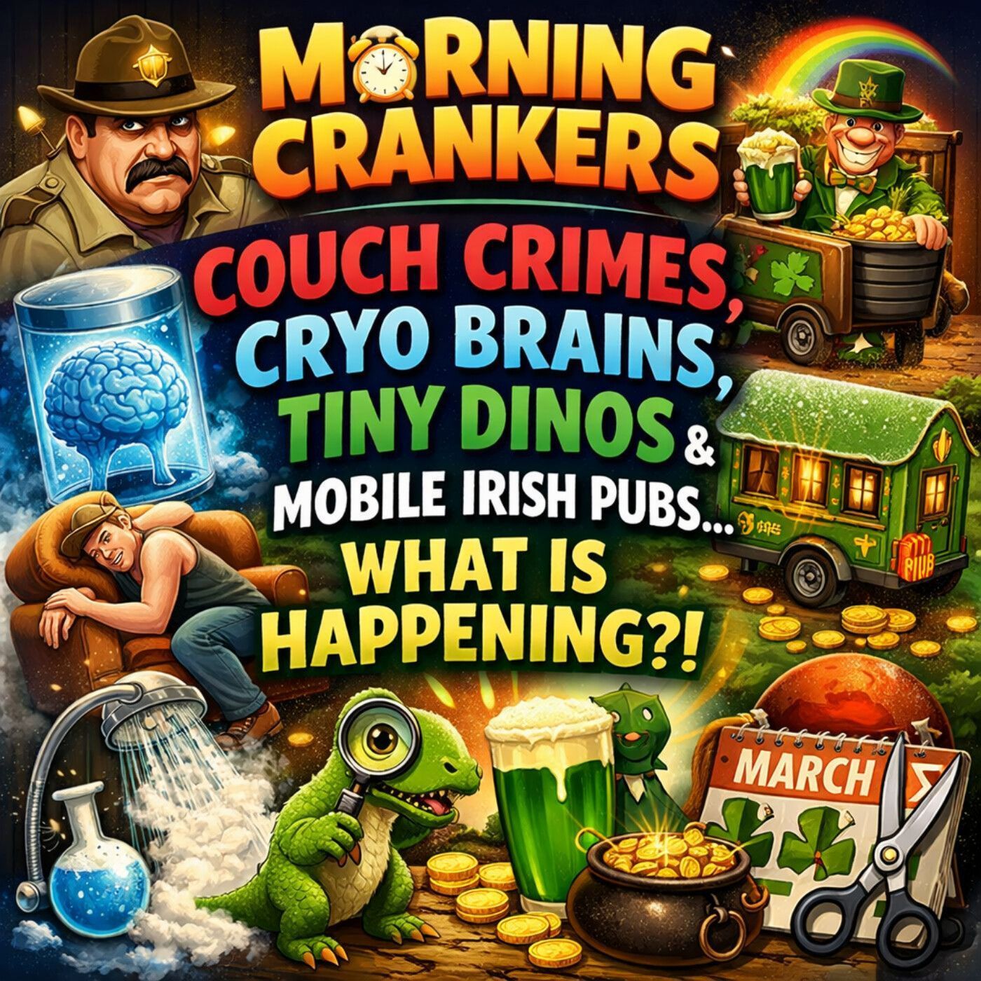 Morning Crankers: Comedy - News & Outrageous Real-Life Stories