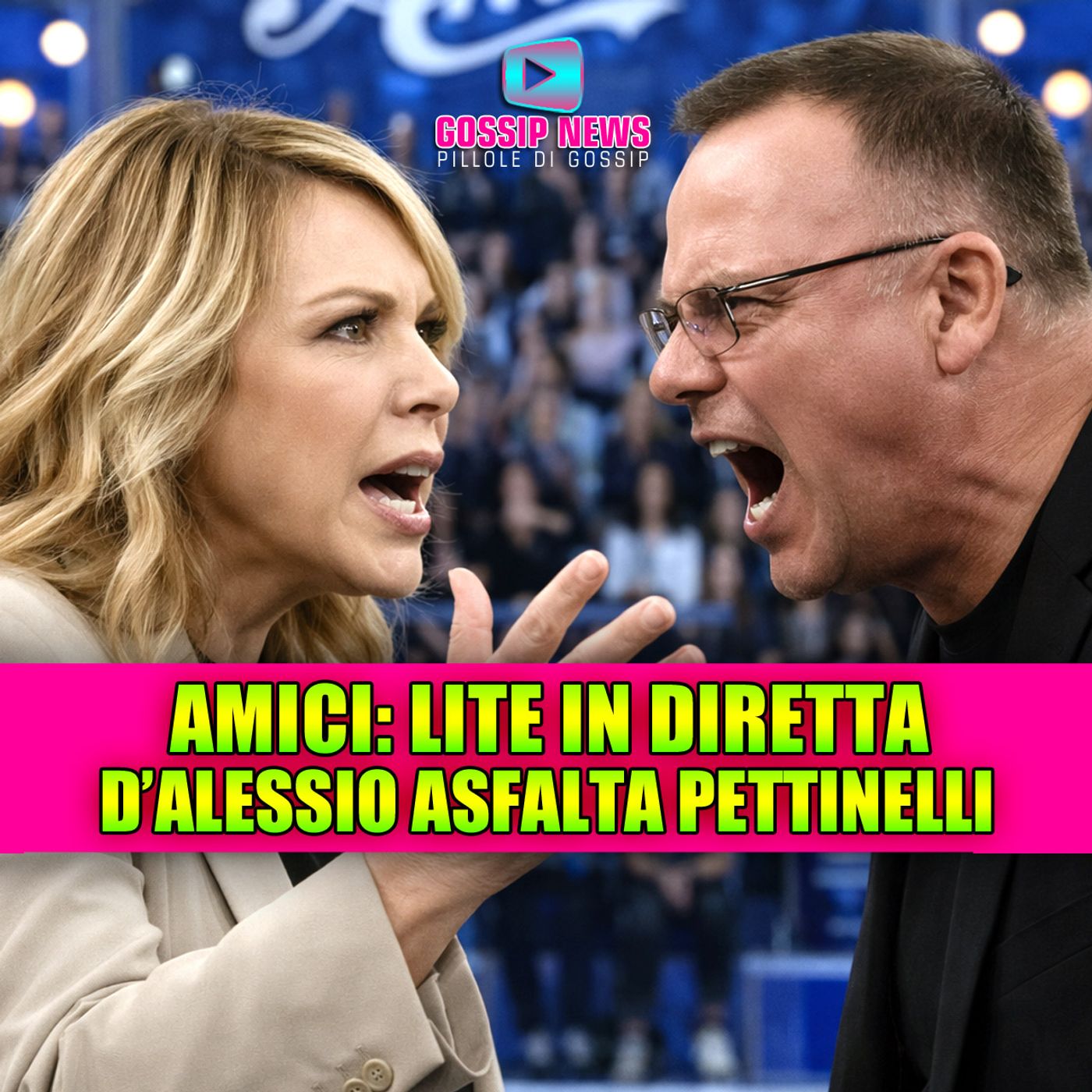 Scontro in diretta ad Amici: Gigi D'Alessio zittisce Anna Pettinelli davanti a Maria De Filippi